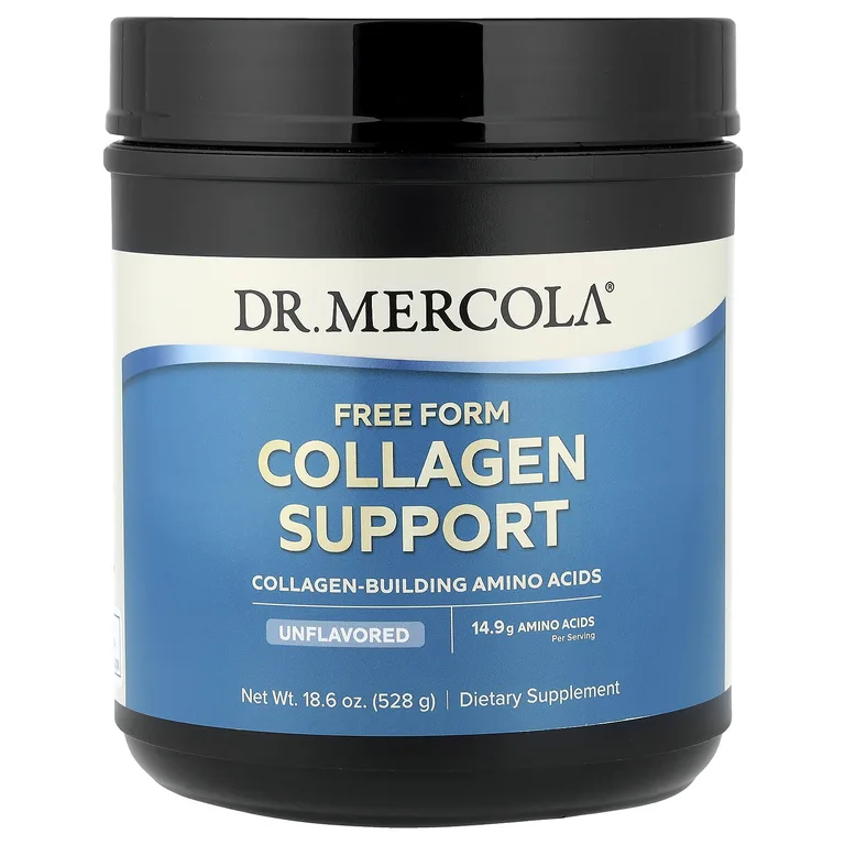 Dr. Mercola, добавка с коллагеном в свободной форме, без добавок, 528 г (18,6 унции)