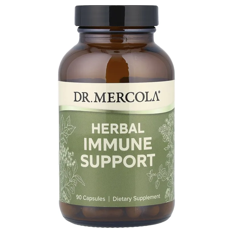 Dr. Mercola, Травяная поддержка иммунитета, 90 капсул