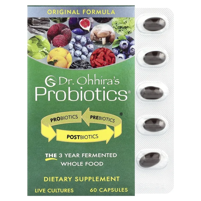 Dr. Ohhira's, комплекс пробиотиков, пребиотиков и постбиотиков Probiotics, Prebiotics, Postbiotics ®, 60 капсул