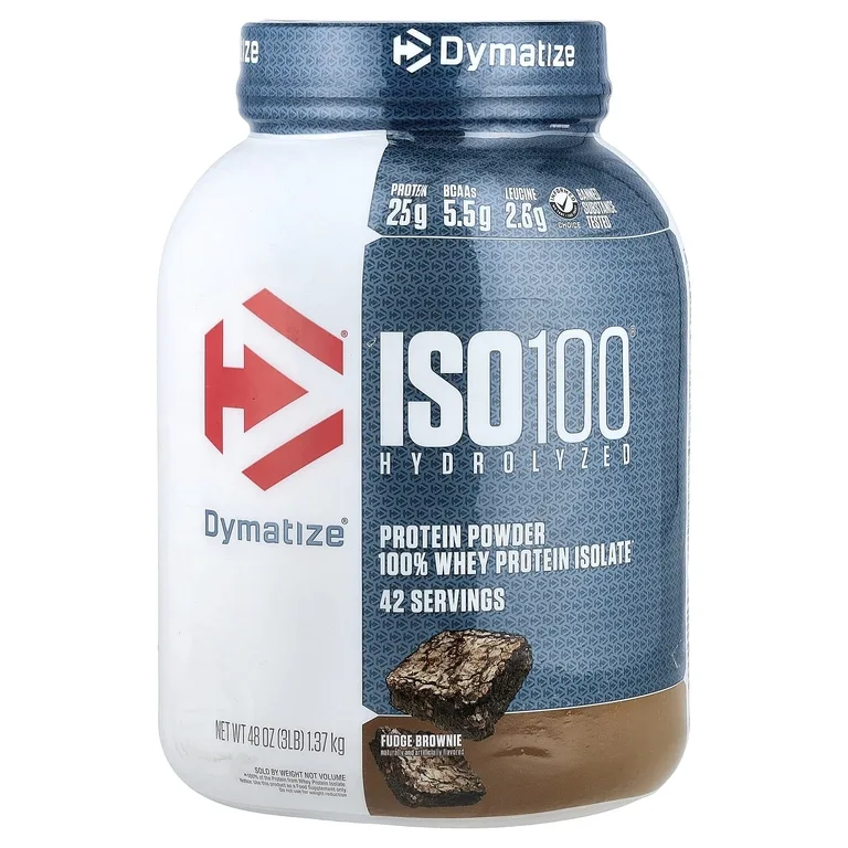 Dymatize, гидролизованный изолят сывороточного протеина, со вкусом брауни с помадкой, 1,37 кг (3 фунта)