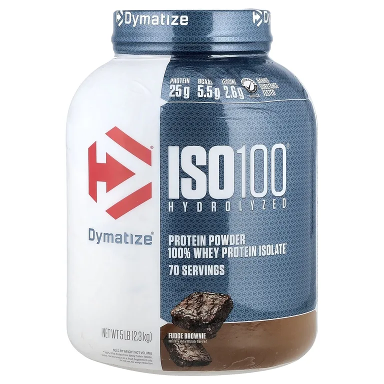 Dymatize, гидролизованный изолят сывороточного протеина, со вкусом брауни с помадкой, 2,3 кг (5 фунтов)