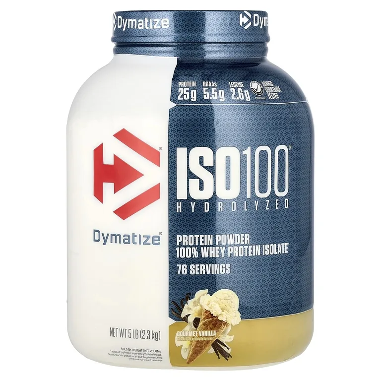 Dymatize, гидролизованный изолят сывороточного протеина, ванильный вкус, 2,3 кг (5 фунтов)