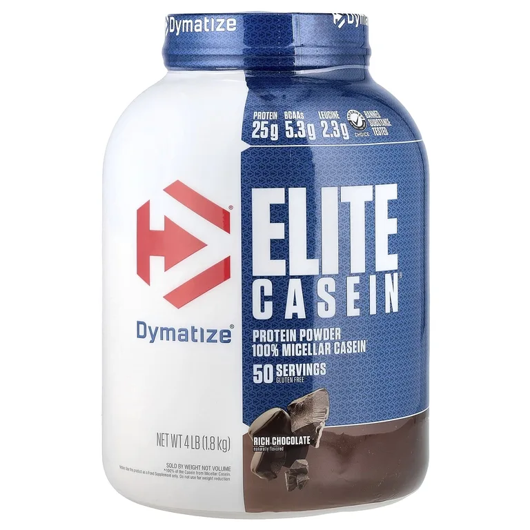 Dymatize, казеин, насыщенный шоколад, 1,8 кг (4 фунта)