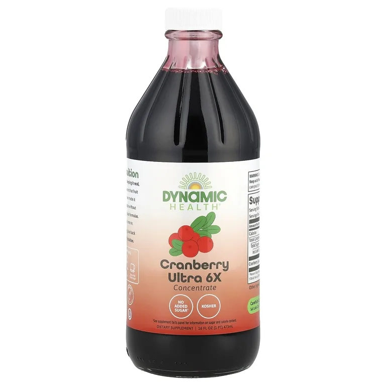 Dynamic Health, 6-кратный концентрат клюквы, 473 мл (16 жидк. Унций)