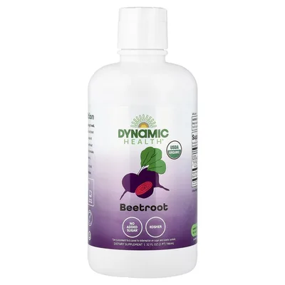 Dynamic Health, Сертифицированная органическая свекла, 946 мл (32 жидк. унц.)