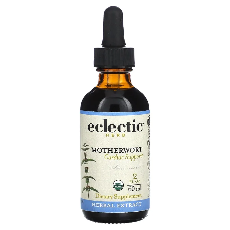 Eclectic Herb, экстракт пустырника, поддержка здоровья сердца, 500 мг, 60 мл (2 жидк. унции)