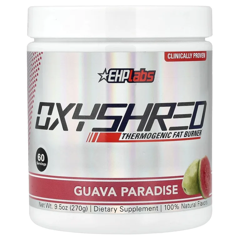 EHPlabs, OxyShred, термогенный сжигатель жира, со вкусом гуавы, 270 г (9,5 унции)