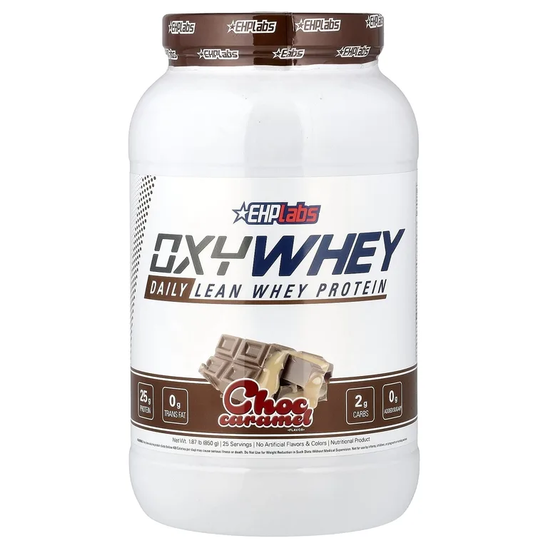 EHPlabs, OxyWhey, Daily Lean Whey, сывороточный протеин, со вкусом шоколада и карамель, 850 г (1,87 фунта)
