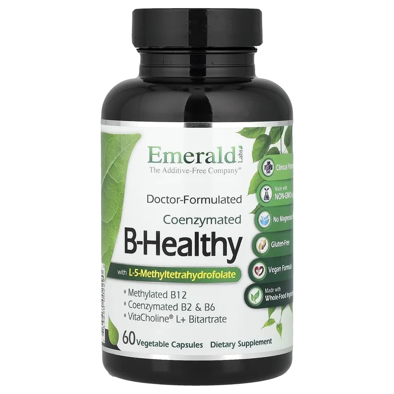 Emerald Laboratories, комплекс витаминов группы В, 60 вегетарианских капсул