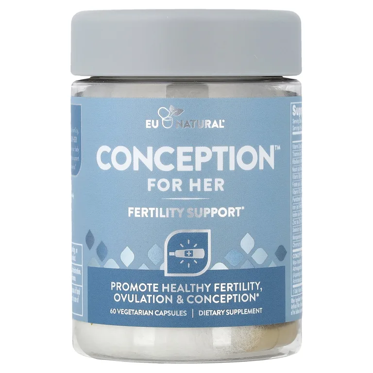 Eu Natural, Conception™ For Her, поддержка фертильности, 60 вегетарианских капсул