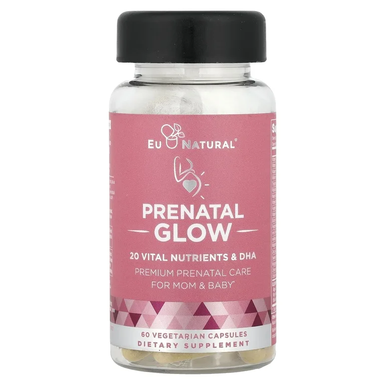 Eu Natural, Prenatal Glow, 60 вегетарианских капсул