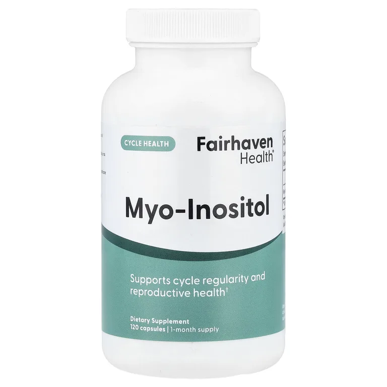 Fairhaven Health, мио-инозитол, 120 капсул (500 мг в 1 капсуле)