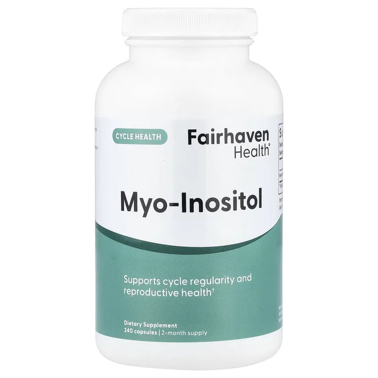 Fairhaven Health, мио-инозитол, 240 капсул (500 мг в 1 капсуле)