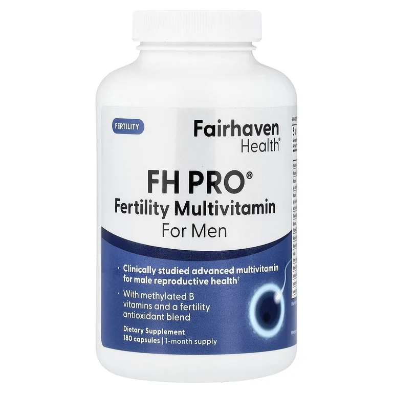Fairhaven Health, мультивитамины для поддержки фертильности, для мужчин, 180 капсул