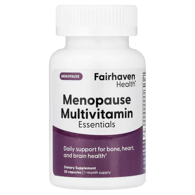 Fairhaven Health, Основные мультивитамины для менопаузы, 30 капсул