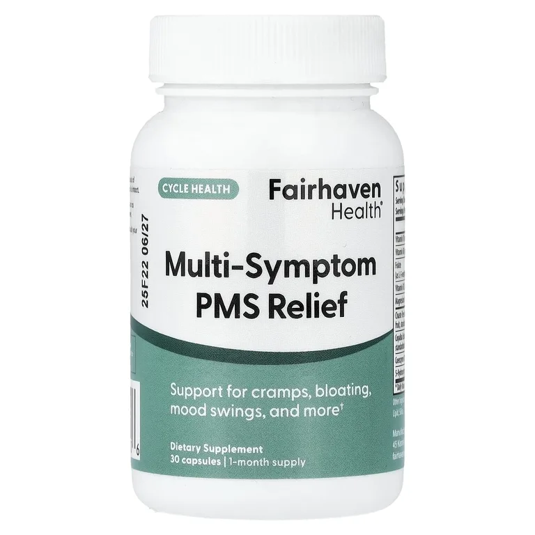 Fairhaven Health, средство для облегчения симптомов ПМС, 30 капсул