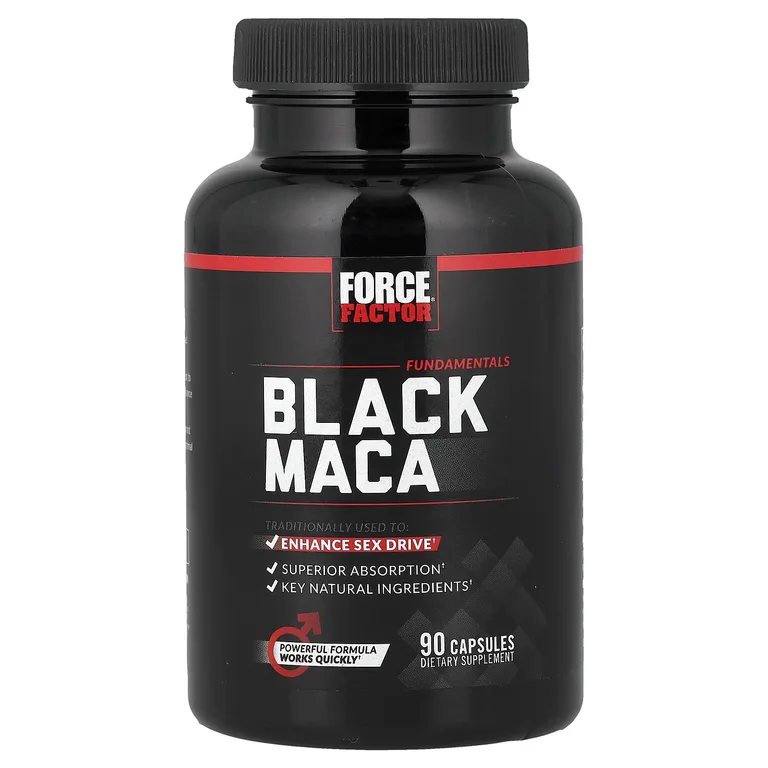 Force Factor, Fundamentals, чёрная мака, 90 капсул