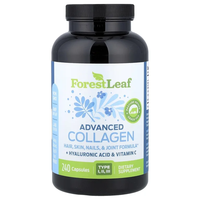 Forest Leaf, Advanced Collagen, 240 капсул