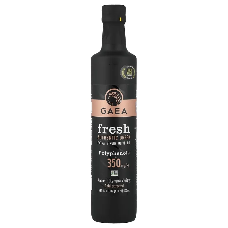 Gaea, Fresh, оливковое масло холодного отжима, 500 мл (16,9 жидк. унц.)