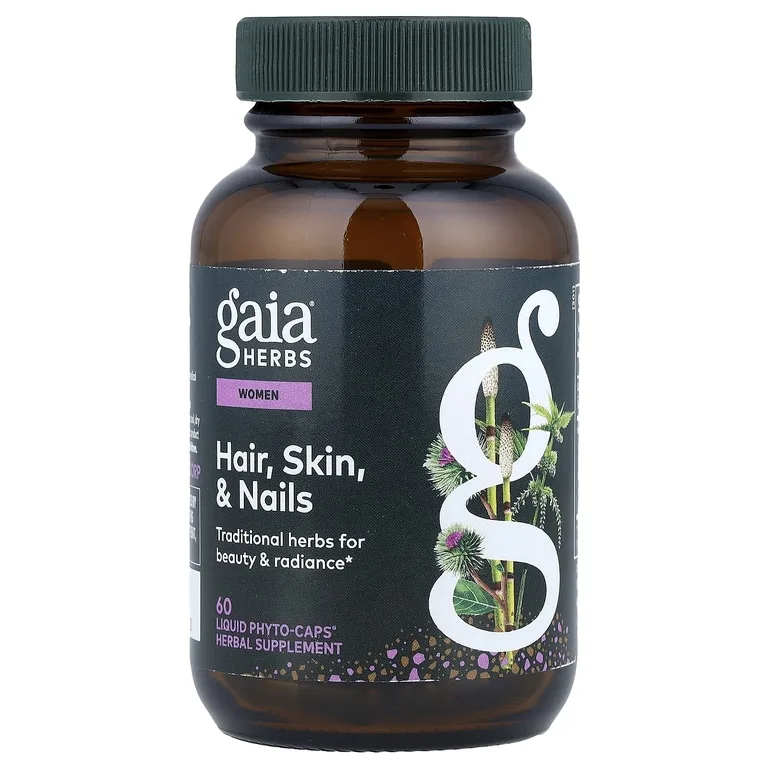 Gaia Herbs, комплекс для волос, кожи и ногтей, для женщин, 60 капсул с жидким содержимым