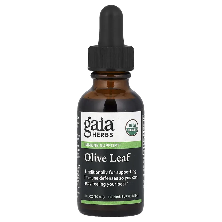 Gaia Herbs, листья оливкового дерева, 30 мл (1 жидк. унция)