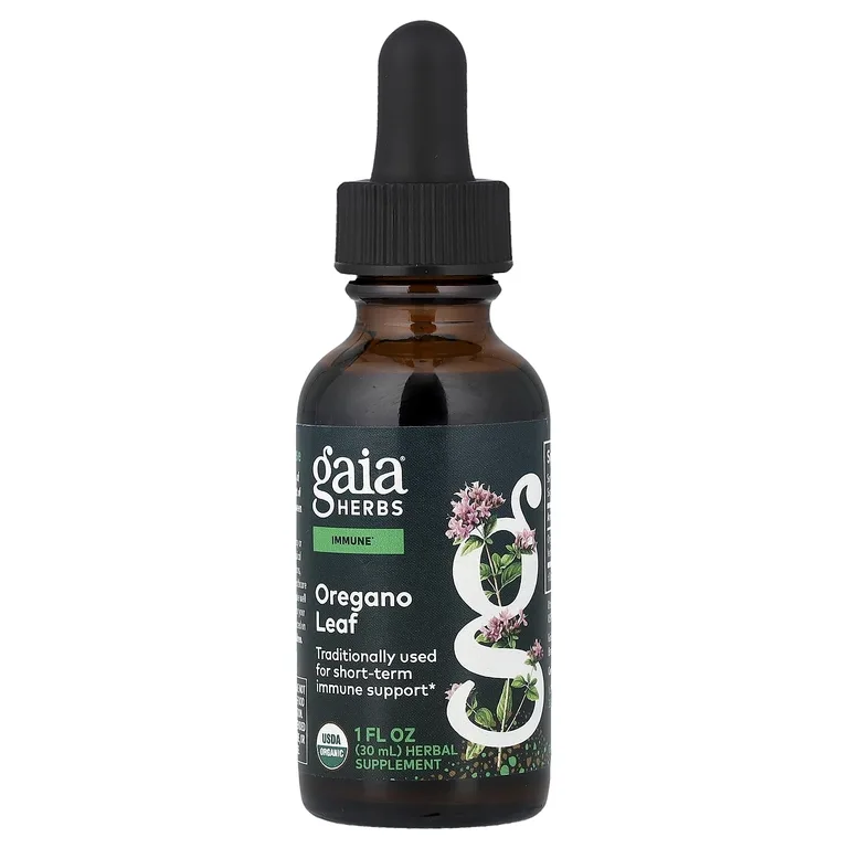 Gaia Herbs, орегано, лист, 30 мл (1 жидк. унция)