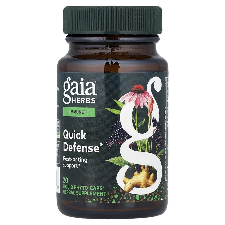 Gaia Herbs, Quick Defense®, 20 Liquid Phyto-Caps®