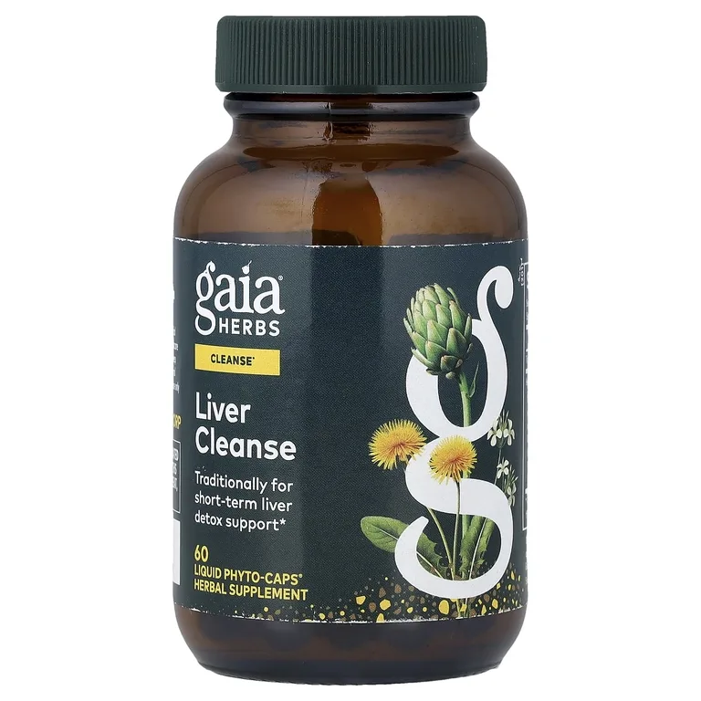 Gaia Herbs, средство для очищения печени, 60 капсул