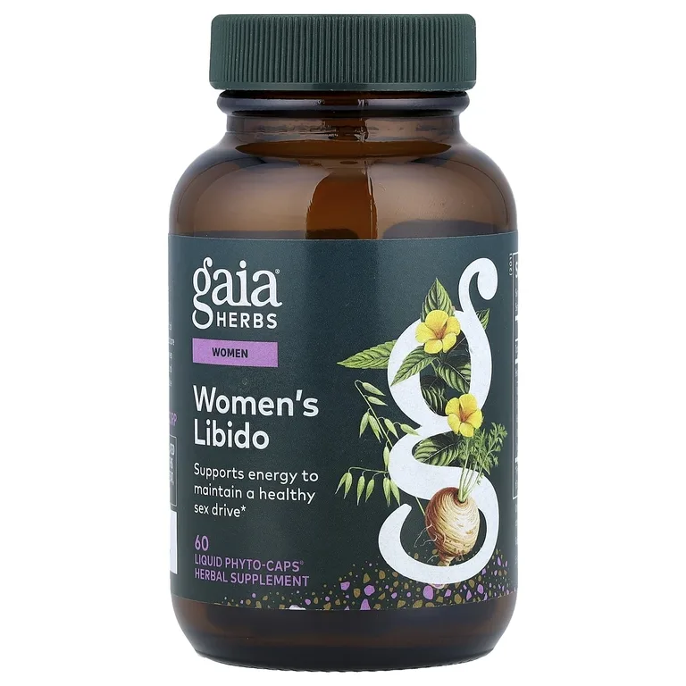 Gaia Herbs, женское либидо, 60 капсул