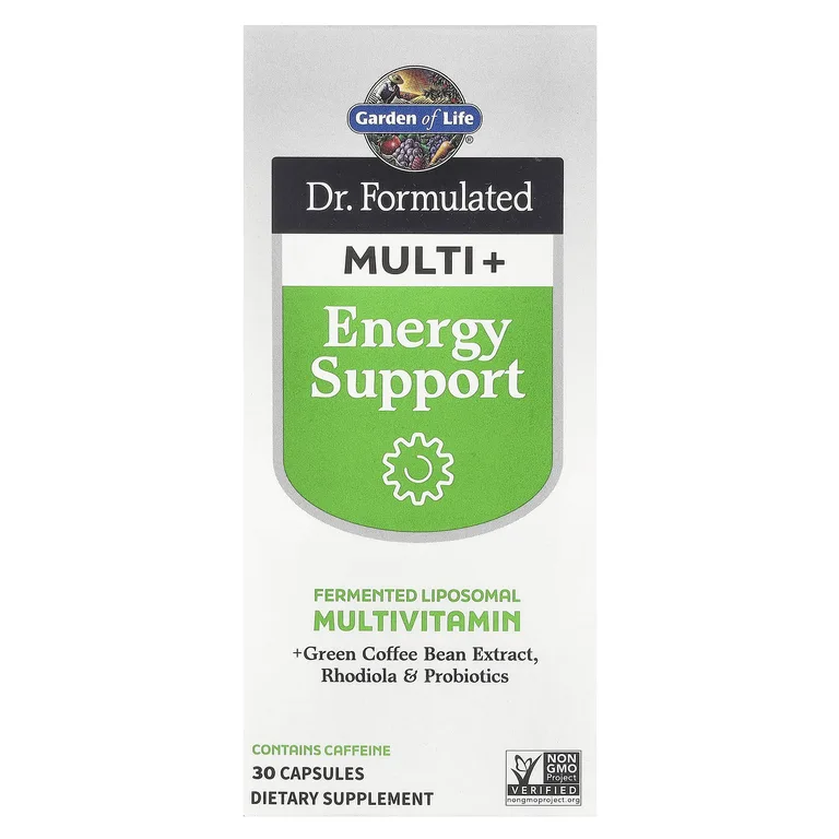 Garden of Life, Компания Dr. Formated Multi +, Energy Support, 30 капсул