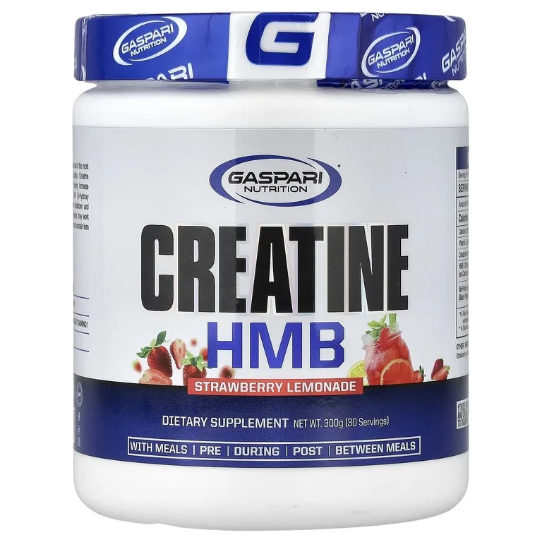 Gaspari Nutrition, креатин HMB, со вкусом клубничного лимонада, 300 г