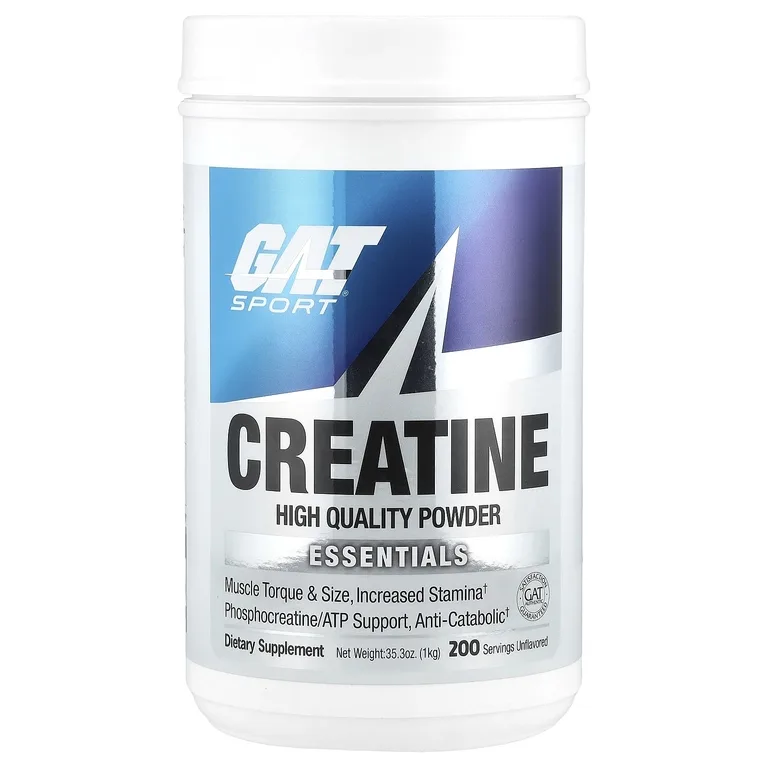 GAT, Sport, Essentials, креатин в порошке, без вкусовых добавок, 1 кг (35,3 унции)