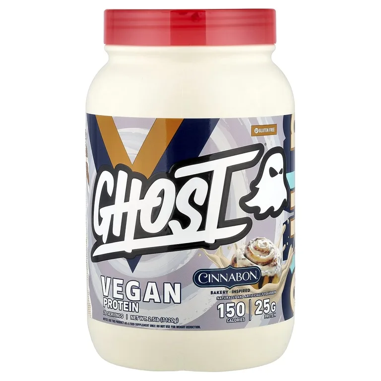 Ghost, веганский протеин, Cinnabon®, 1120 г (2,5 фунта)