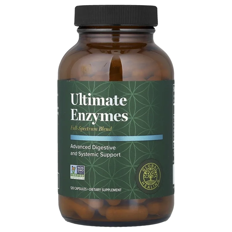 Global Healing, Ultimate Enzymes`` 120 капсул