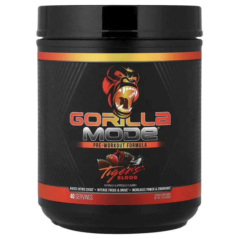 Gorilla Mind LLC, Mode®, предтренировочная добавка, Tigers Blood, 800 г (1,76 фунта)