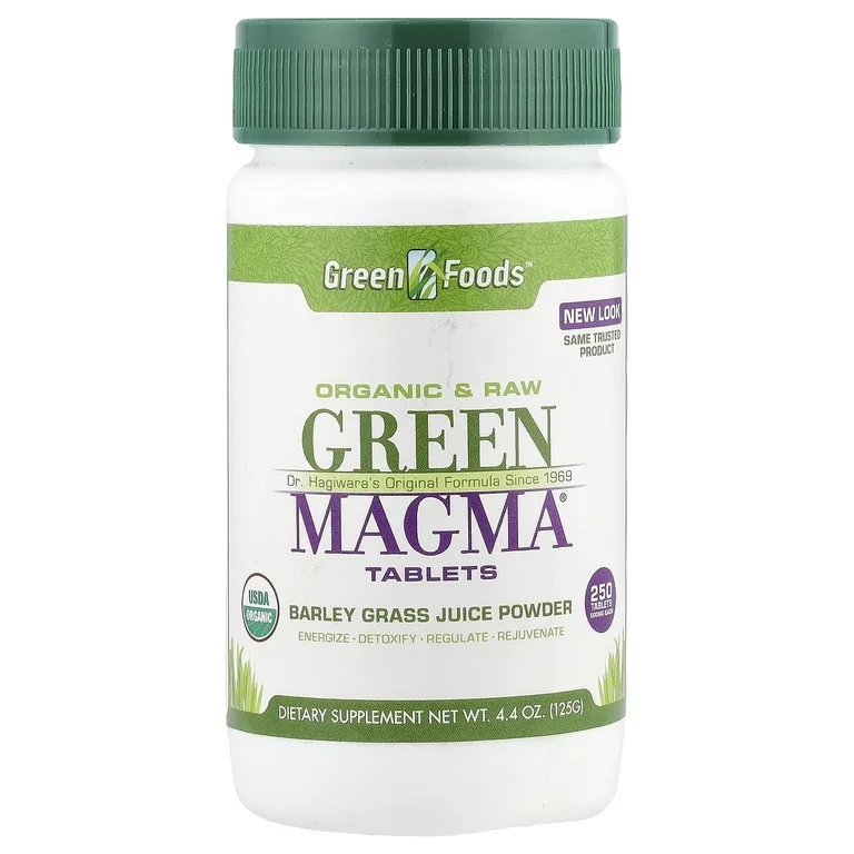 Green Foods, порошок из сока ростков ячменя, 250 таблеток, 125 г (4,4 унции)