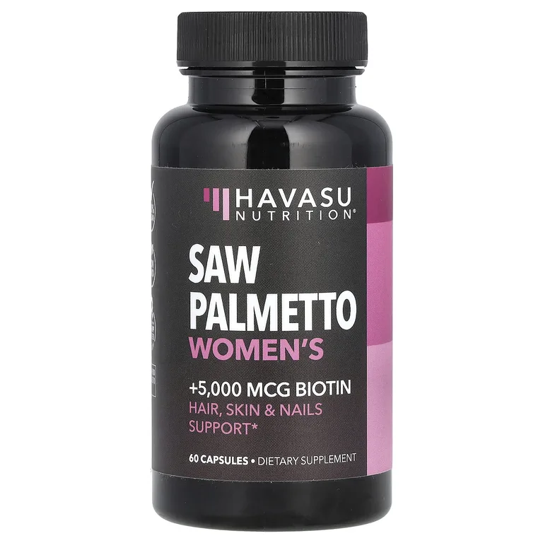 Havasu Nutrition, добавка из серенои с биотином для женщин, 60 капсул