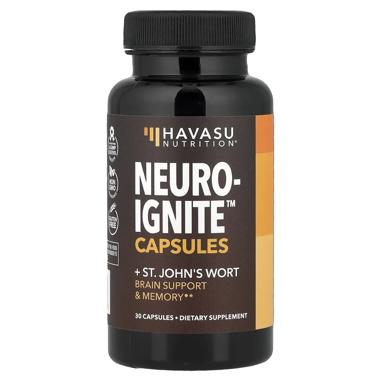 Havasu Nutrition, Neuro-Ignite™ с зверобоем, 30 капсул