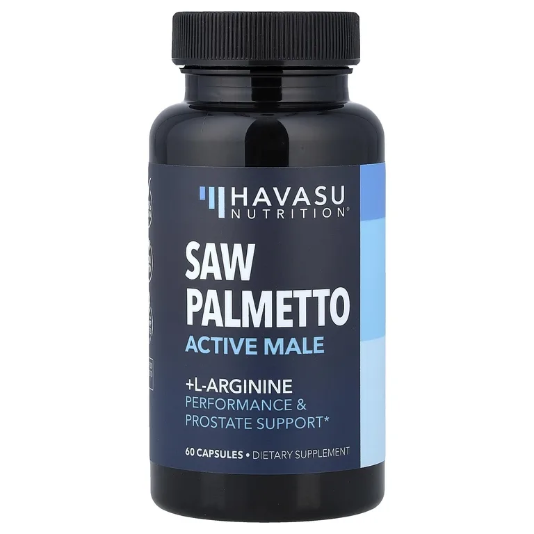 Havasu Nutrition, сереноя и L-аргинин, активный мужчина, 60 капсул