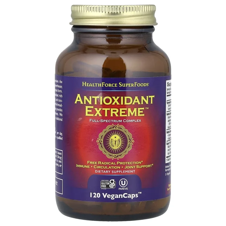 HealthForce Superfoods, комплекс антиоксидантов, версия 9.1, 120 веганских капсул