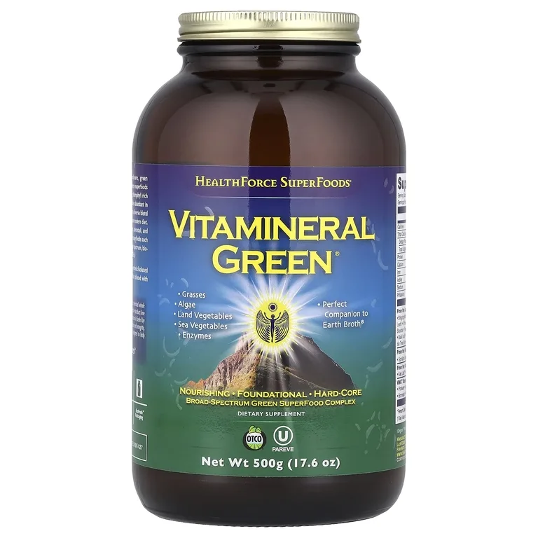 HealthForce Superfoods, Зелень, Водоросли, Овощи, версия 5.5, 500 г (17,64 унции)