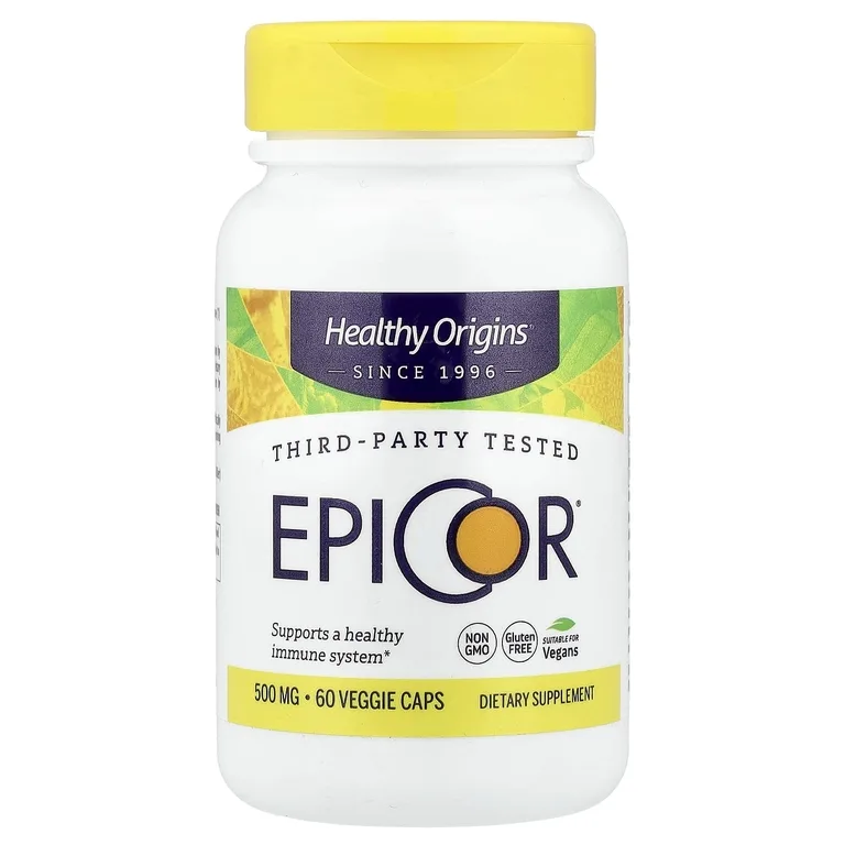 Healthy Origins, EpiCor®, 500 мг, 60 растительных капсул
