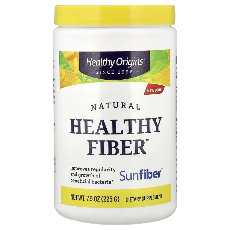 Healthy Origins, Natural Healthy Fiber™, без добавок, 225 г (7,9 унции)