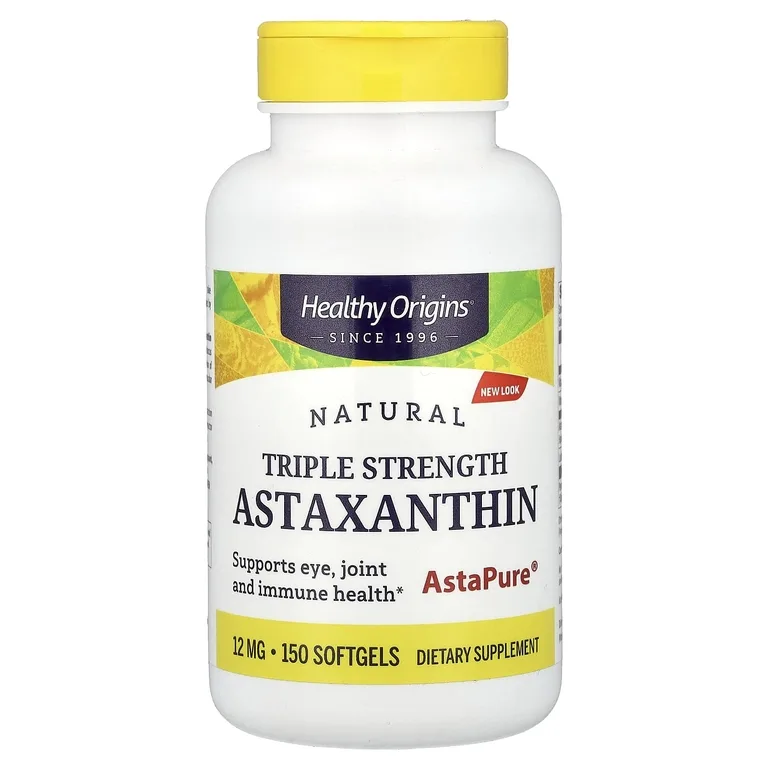 Healthy Origins, натуральный астаксантин, 150 капсул