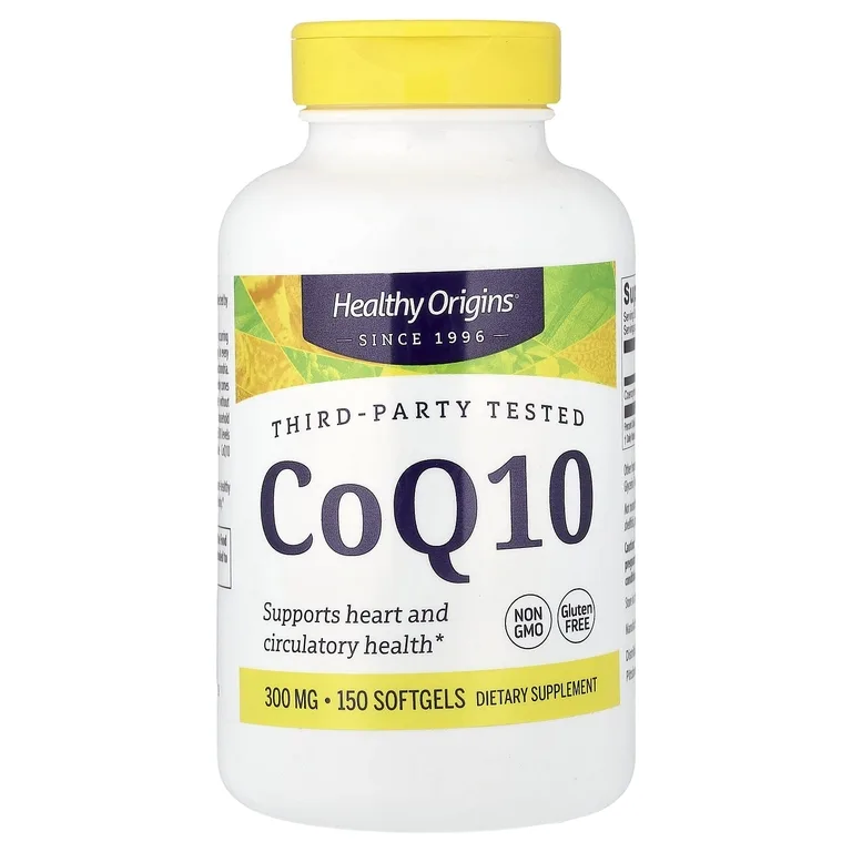 Healthy Origins, натуральный коэнзим Q10, 300 мг, 150 капсул