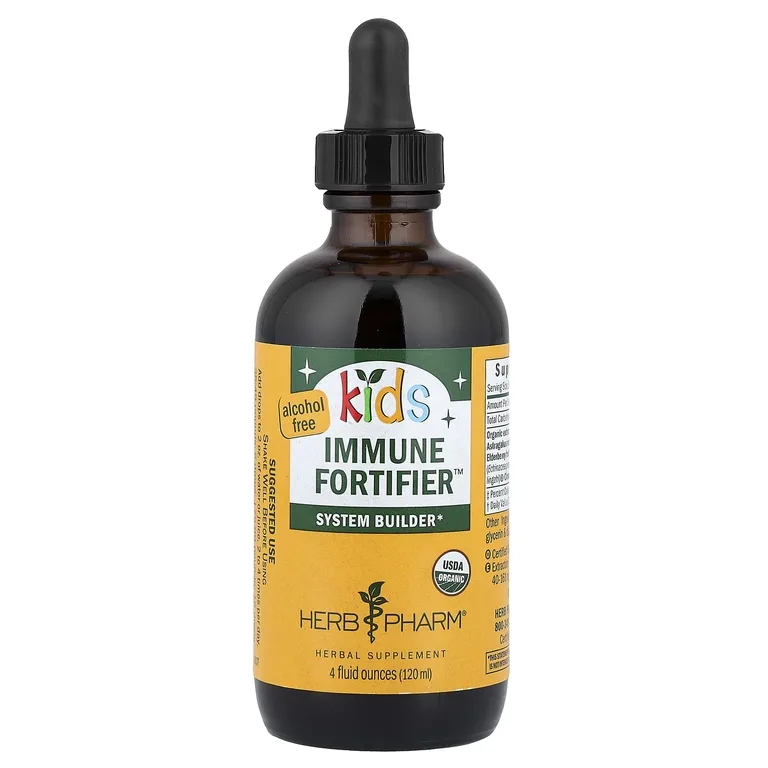Herb Pharm, Kids, Immune Fortifier™, для детей, без спирта, 120 мл (4 жидк. унции)