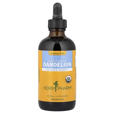 Herb Pharm, одуванчик, без спирта, 120 мл