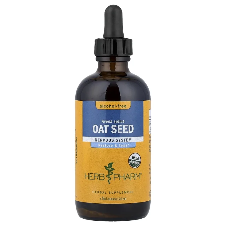 Herb Pharm, семена овса, без спирта, 120 мл