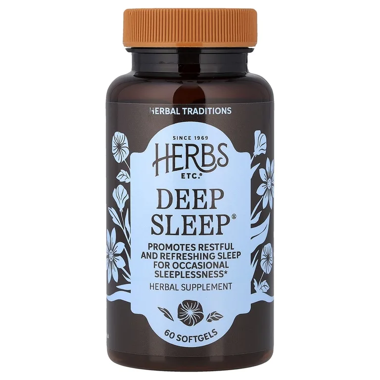 Herbs Etc., Deep Sleep®, 60 капсул (400 мг в каждой)
