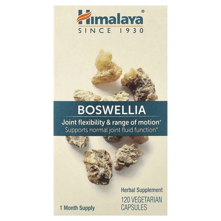 Himalaya, Boswellia, 120 вегетарианских капсул (125 мг на капсулу)